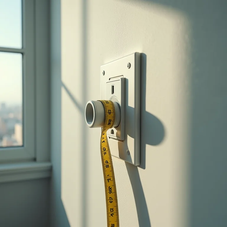 Calculando a distância da tomada para o abajur