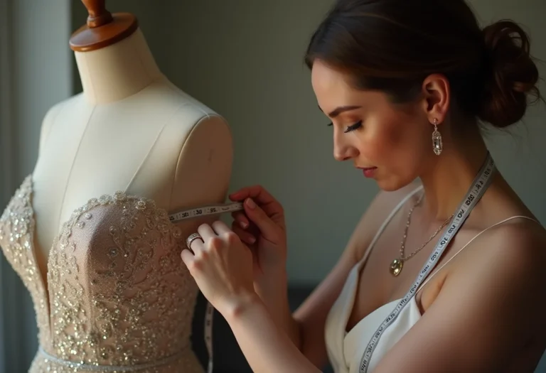 Como ajustar um vestido de festa elegante que está grande