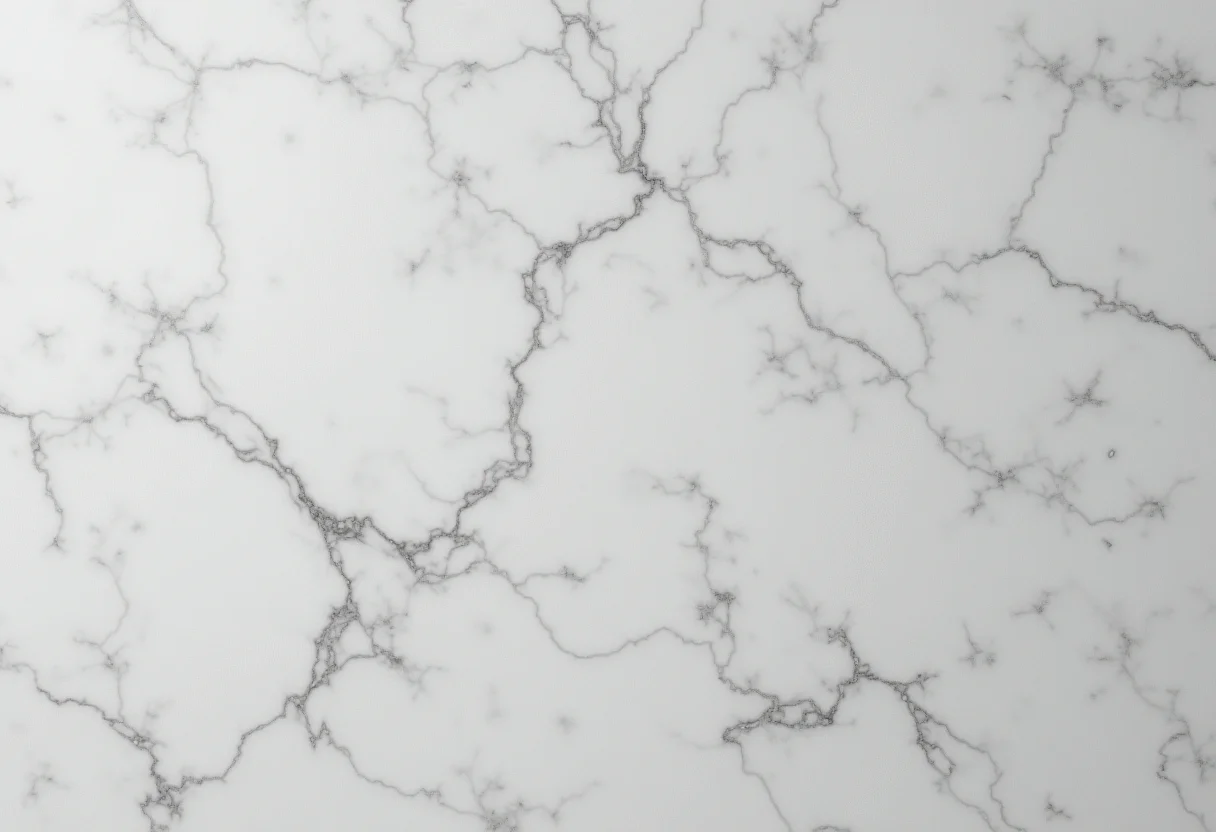 Frontão de granito claro em cozinha minimalista