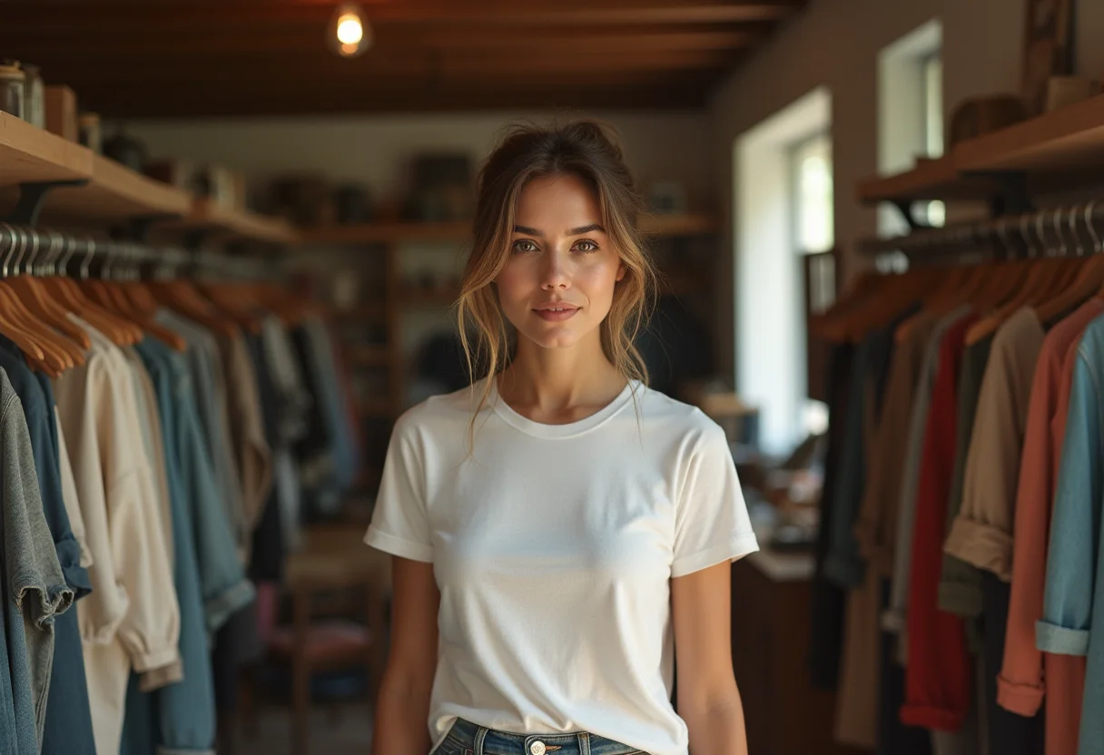 Looks com camiseta branca básica e a história da moda.