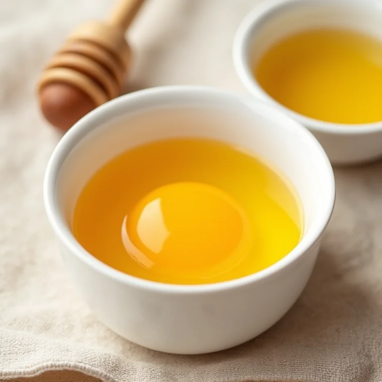 Máscara facial caseira de ovo e mel para hidratação