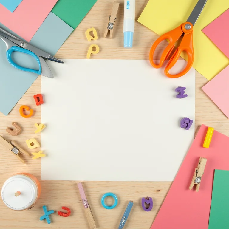 Materiais necessários para criar uma roleta silábica.