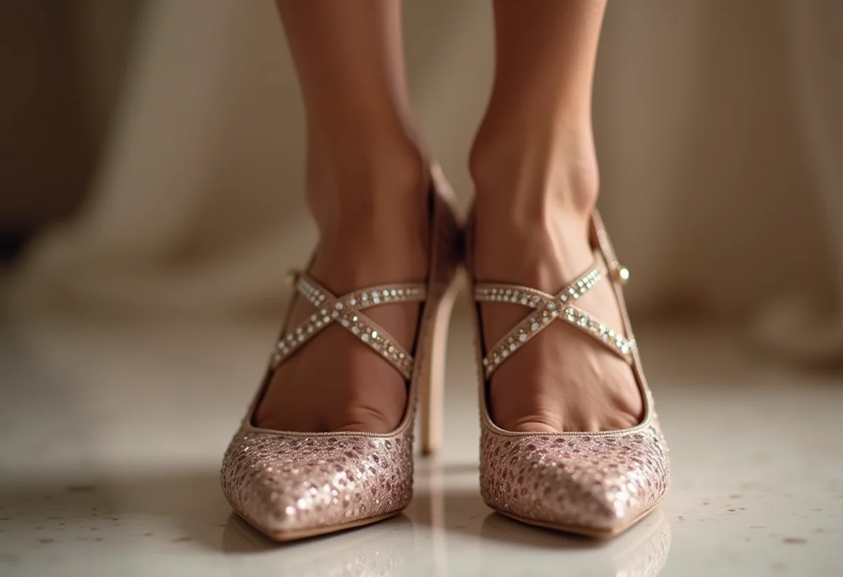 Melhor tipo de sapato para usar com vestidos de festa midi elegantes para mulheres