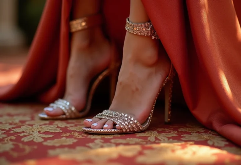 Melhores sapatos para usar com vestido longo de festa