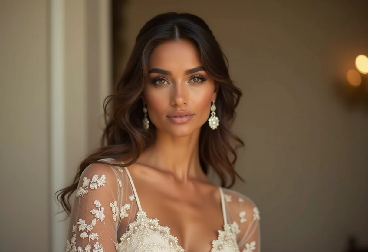 Moda feminina para festa: Modelos deslumbrantes em vestidos elegantes.