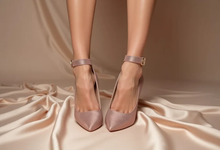 Sapatos femininos elegantes para formatura combinando com vestidos neutros