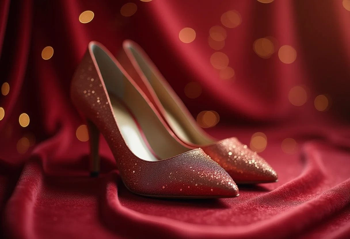 Sapatos femininos tamanho grande elegantes para festas e ocasiões formais.