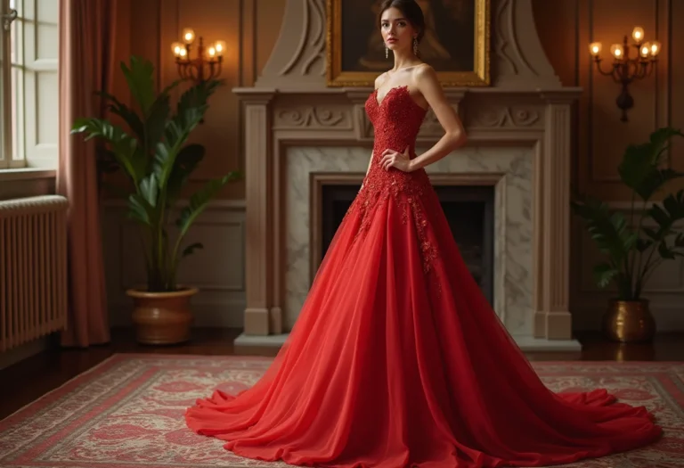 Vestidos de gala femininos elegantes e luxuosos